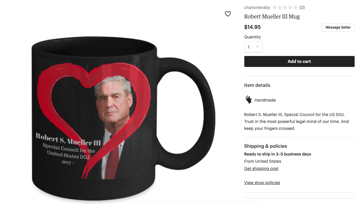 Mueller Mug it's Mueller... Anti-Trump Mug After a long day of treason..